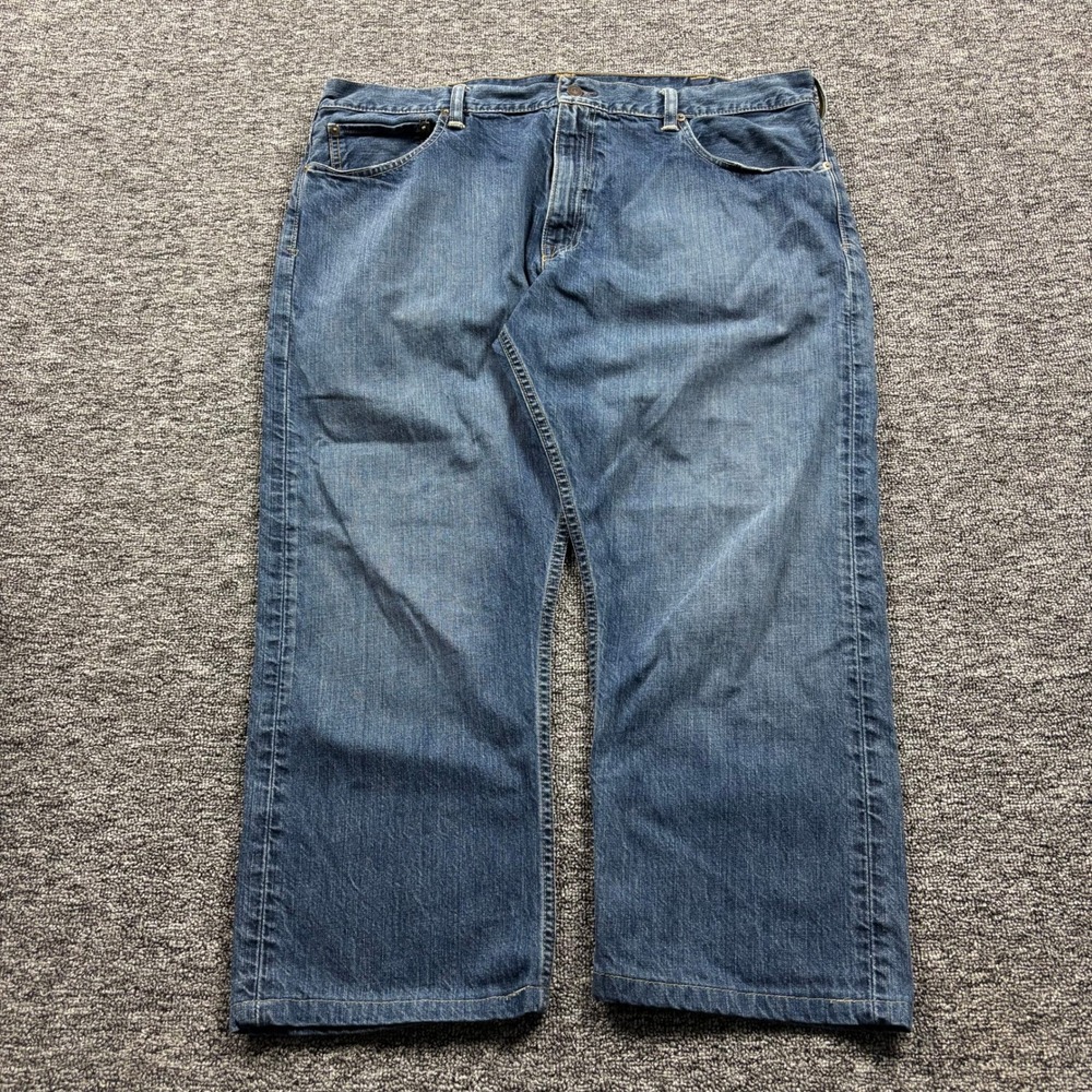 Vintage Y2K Polo Ralph Lauren Relaxed Baggy Denim Blue Jeans Size 40x32